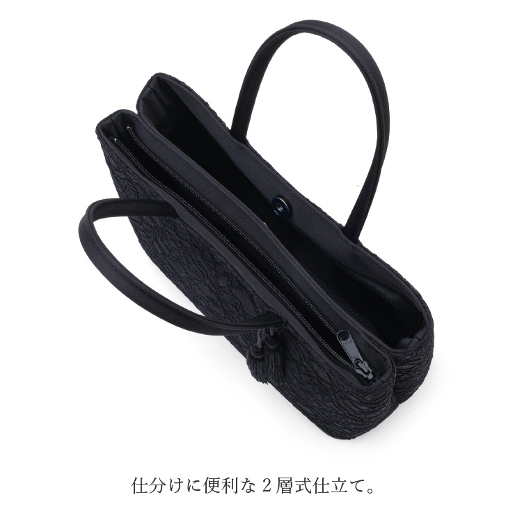 バッグ レディース 岩佐 IWASA タッセル付き フォーマルバッグ 日本製