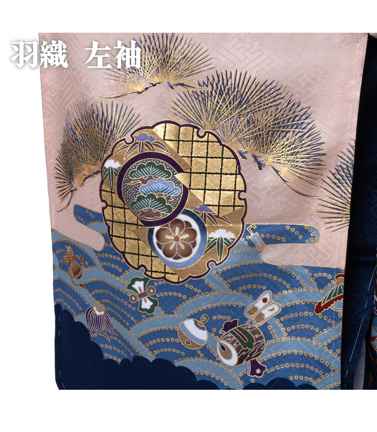 かなぴ　七五三 着物 男の子 五歳　羽織単品 楽天市場】(七五三超早割11%OFF9/04迄)【Prices down2】七五三