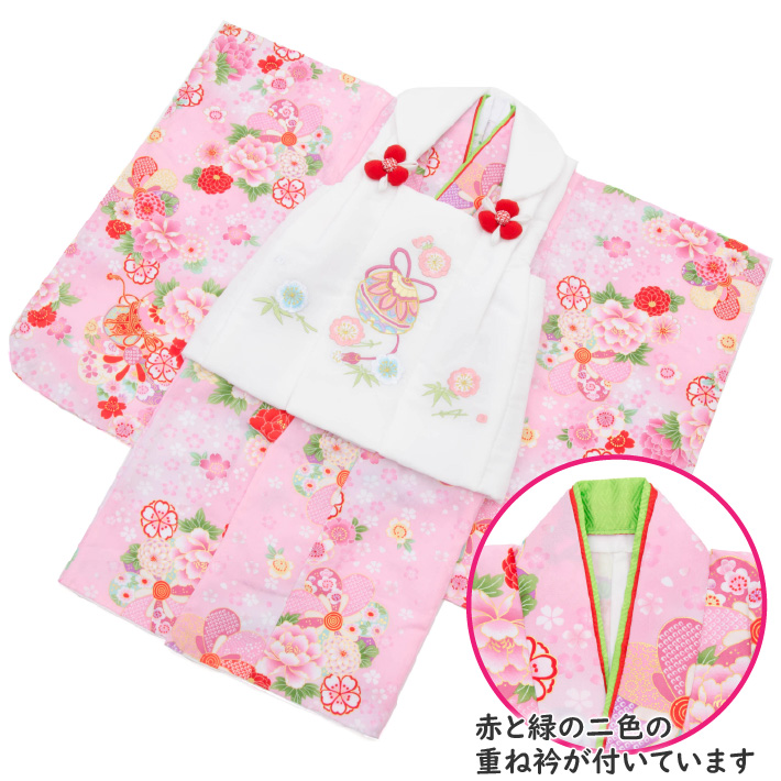七五三着物3歳被布セット