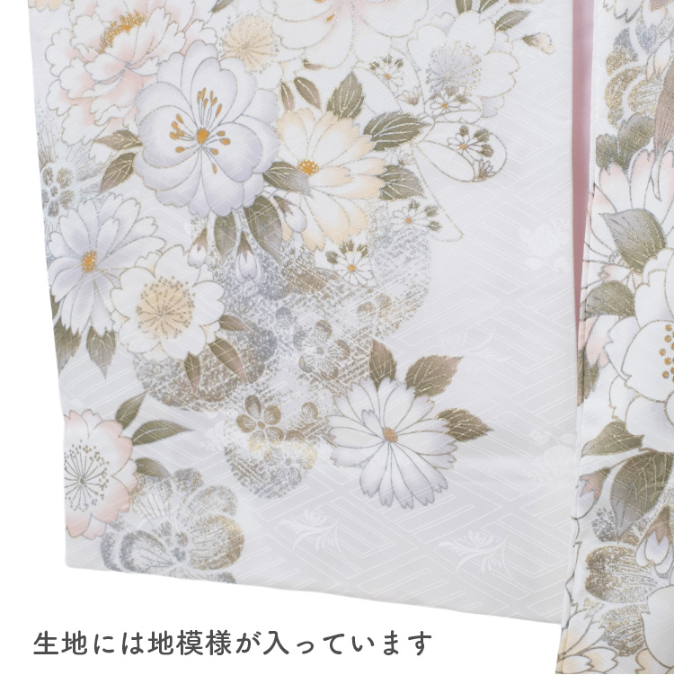 新品！お宮参り着物　女の子　白 楽天市場】お宮参り 産着 レンタル 女の子 白 着物 初着セット