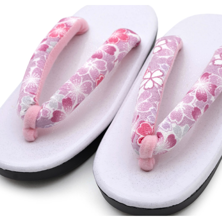 七五三 3歳 7歳 草履 女の子 白 ホワイト ピンク ウレタン草履 全4サイズ 16cm 18cm 20cm 22cm 7才 三歳 三才 753 子供草履 履物 着物 キッズ 子供 販売 購入