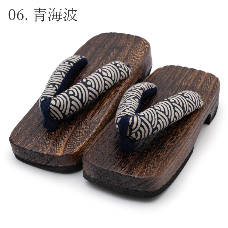 下駄 子供用 全10柄 18cm 19.5cm 21cm 茶色 ブラウン 和柄 着物 甚平 ゆかた 浴衣 キッズ 男の子 男児 桐