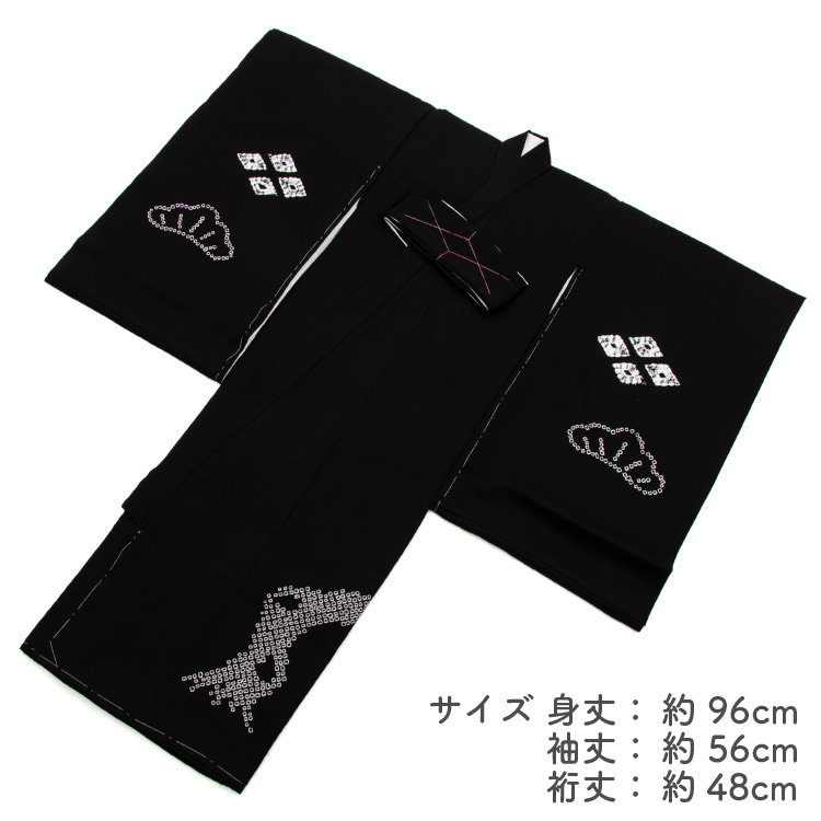 □男児　正絹　お宮参り.祝着.初着.鷹黒　美品 お宮参り 着物 黒 鷹 虎 男の子 男児 祝着 正絹 初着 産着 掛け