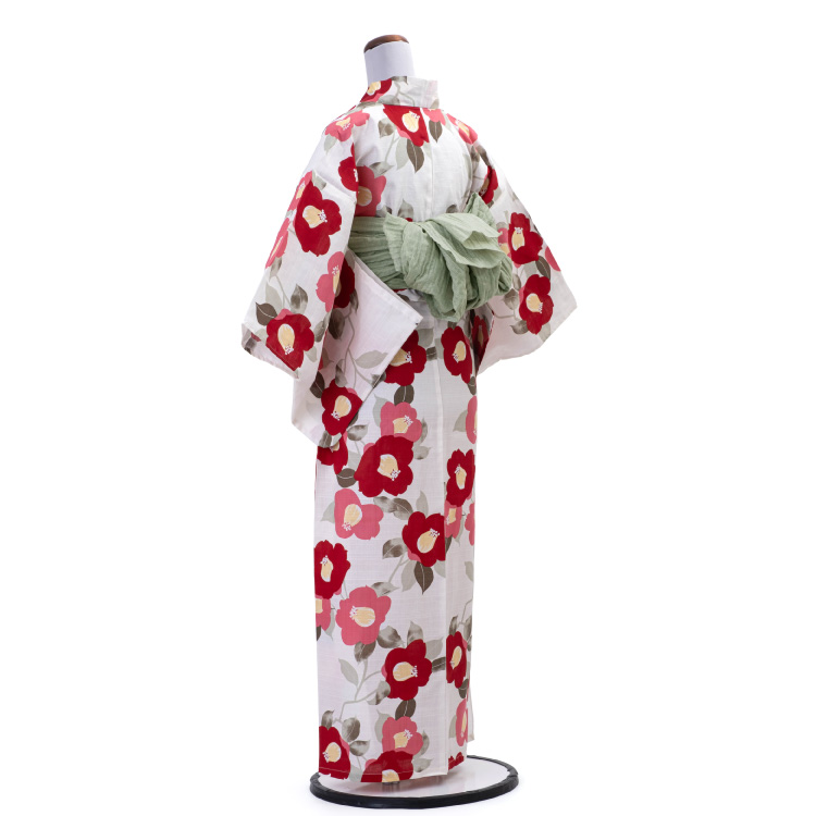 セオα夏着物・浴衣（ハチワレ猫（茄子紺）） SAK-SK42901b
