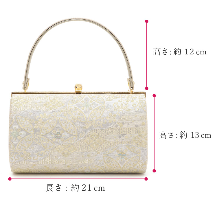 ハンドバッグとゴールド草履セットMサイズ 草履バッグ セット 金 ゴールド Mサイズ 日本製 高級 着物 帯地 留袖