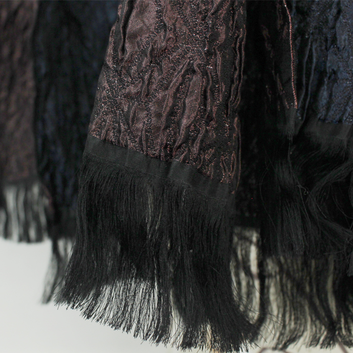 着物ショール 無月 MUGETU シルク 大判 ふくれ織 日本製 ふわふわ 暖か