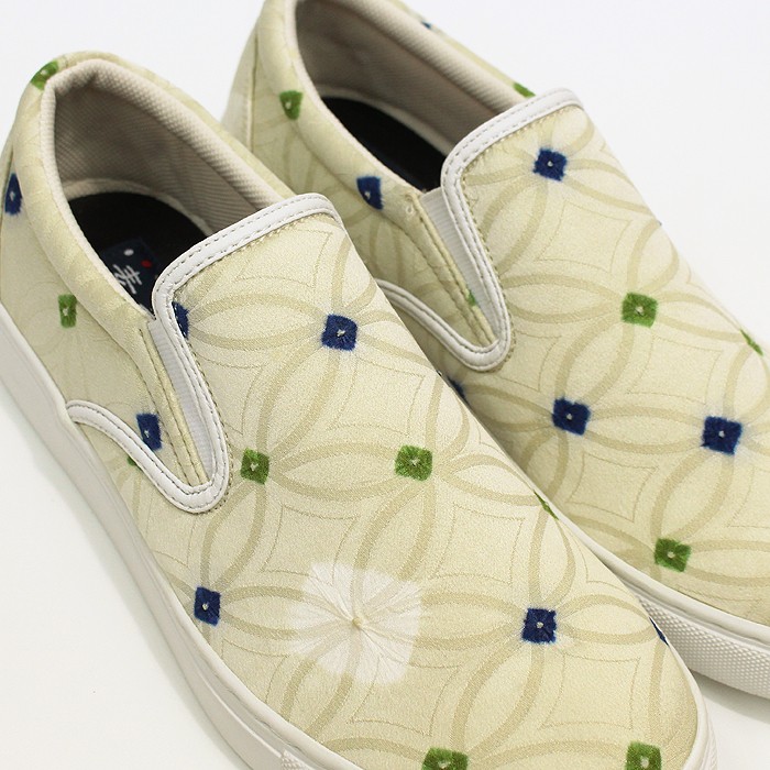 スリッポン 着物生地 レディース シューズ 和柄 25cm Kimonoyamayu Shose 1 きものやまゆ 通販 Yahoo ショッピング