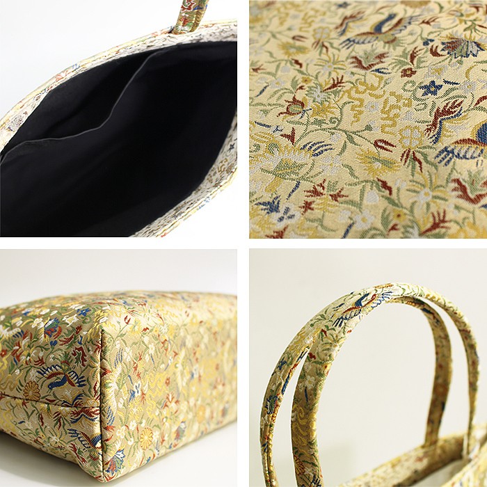 y*i様 新品　川島織物　和装バッグ　狩猟紋錦 kimonoyawakura_kimonoyamayu-bag-04