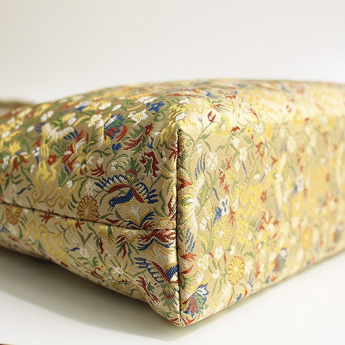 川島織物 バッグ 長手提げ 重宝裂 趣楽 正絹 和装 お稽古 着物バッグ