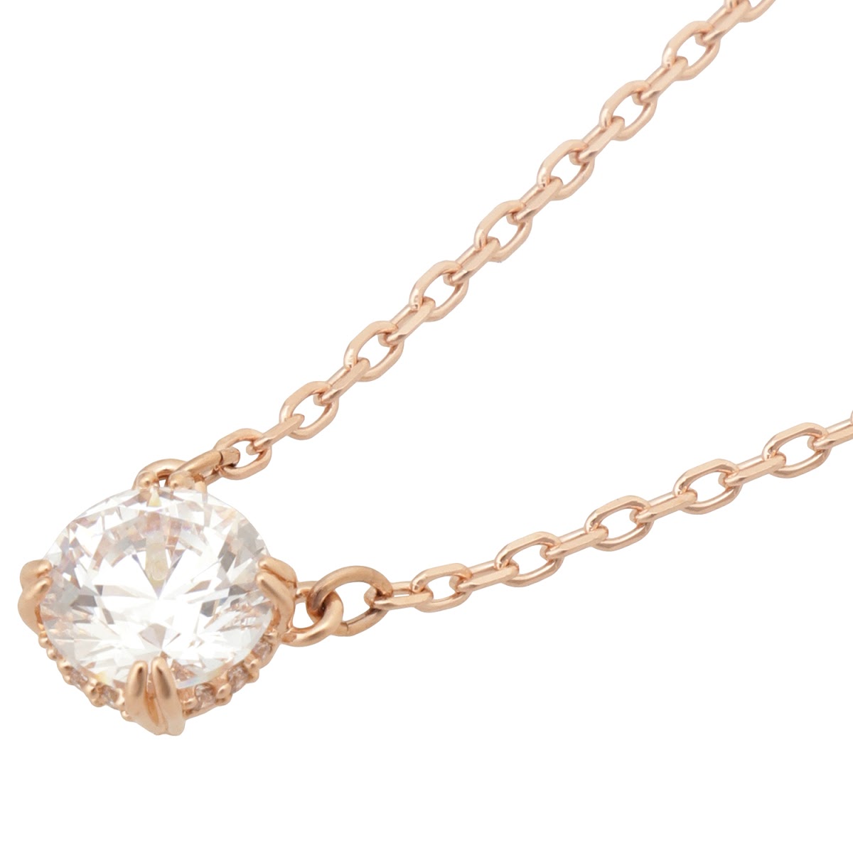  Swarovski SWAROVSKI 5636710 Conste la round cut crystal pave necklace pendant rose Gold lady's accessory Constella