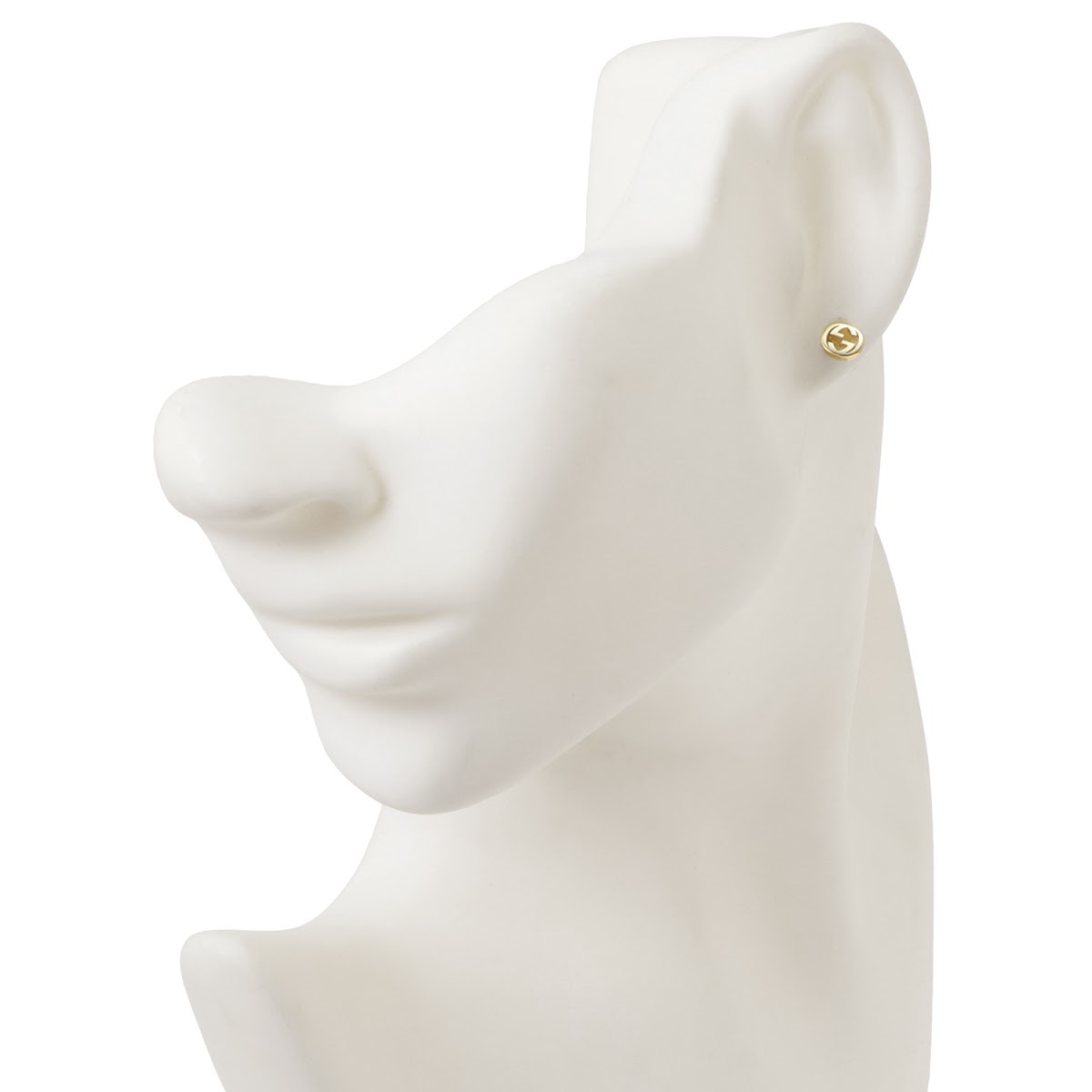  Gucci GUCCI 662111-J8500-8000 Inter  locking G stud  earrings 18KYG yellow  gold  lady's  accessory  men's  unisex INTERLOCKING G