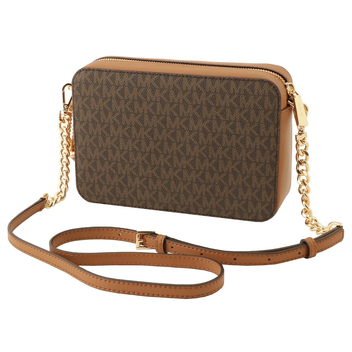 マイケルコース MICHAEL KORS 32F8GF5M2B 200 BROWN MKシグネチャーロゴ カメラバッグ ショルダーバッグ ブラウン レディース JET SET MD CAMERA BAG