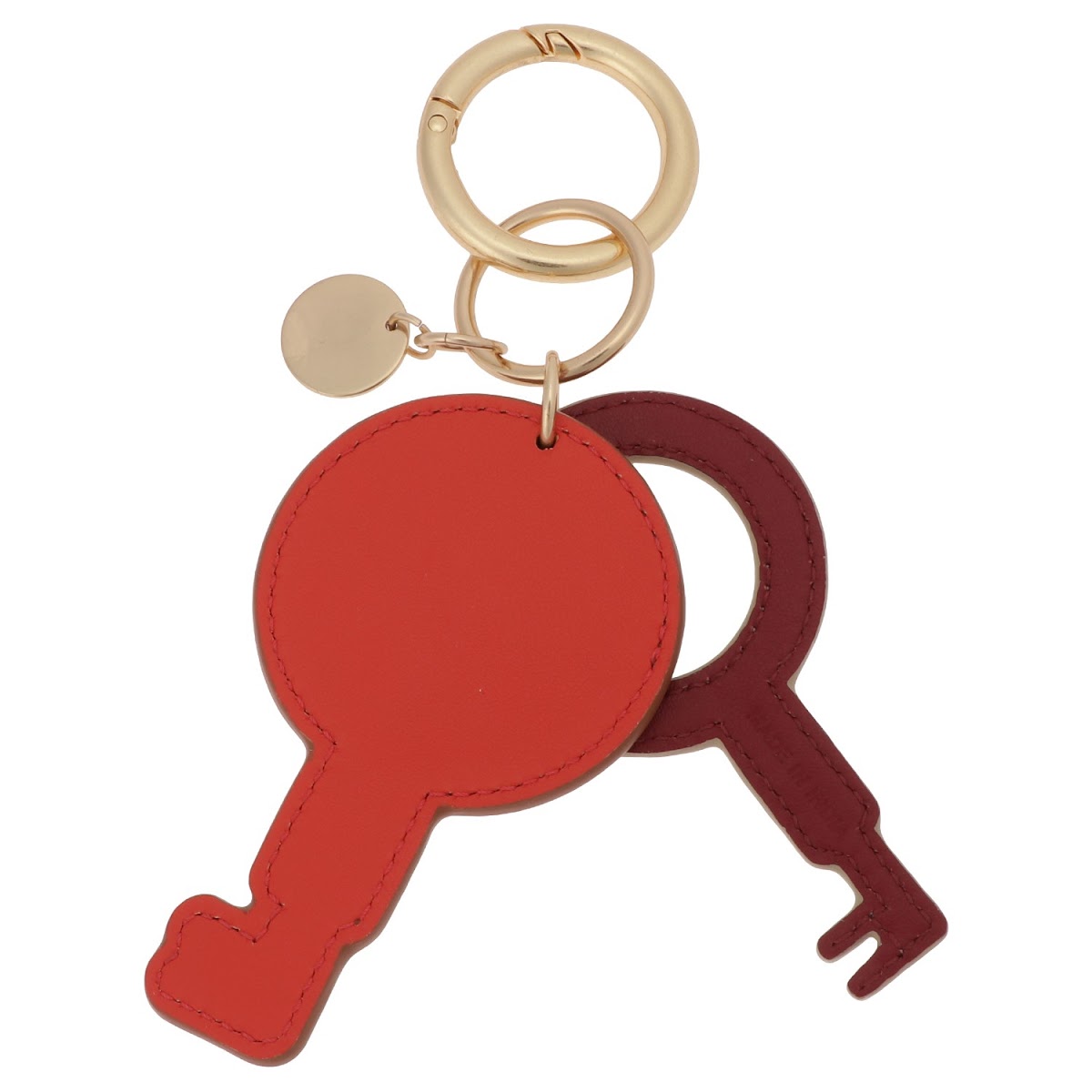 シーバイクロエ SEE BY CHLOE CHS22AK726B97 242 キーモチーフ キーリング キーホルダー バッグチャーム カラメル レディース KEY KEY RING