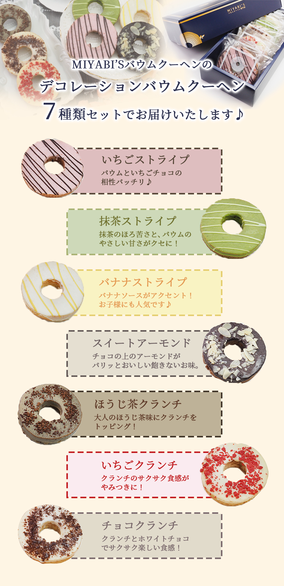 デコバウム7個セット