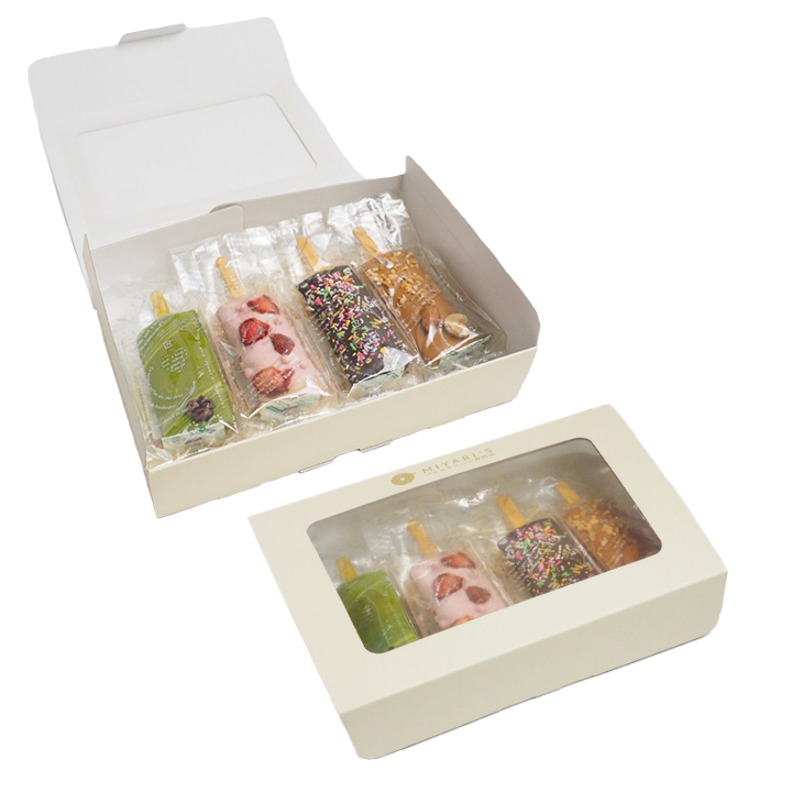 お菓子 ギフト MIYABI'S バウムクーヘン 【デコバー4個セット】冷凍便 送料無料 3009 バームクーヘン 洋菓子 スイーツ 個包装 詰め合わせ 内祝い |  | 05