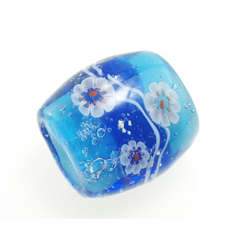 とんぼ玉【帯留め 花泡】