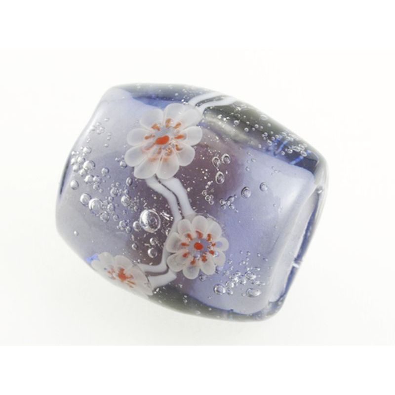 とんぼ玉【帯留め 花泡】