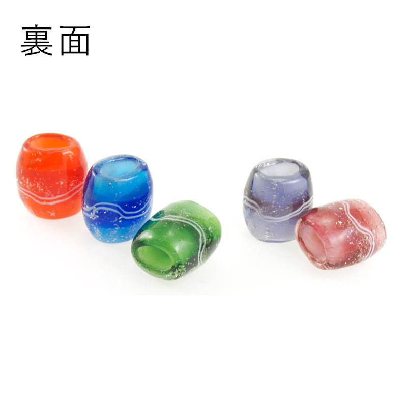 とんぼ玉【帯留め 花泡】