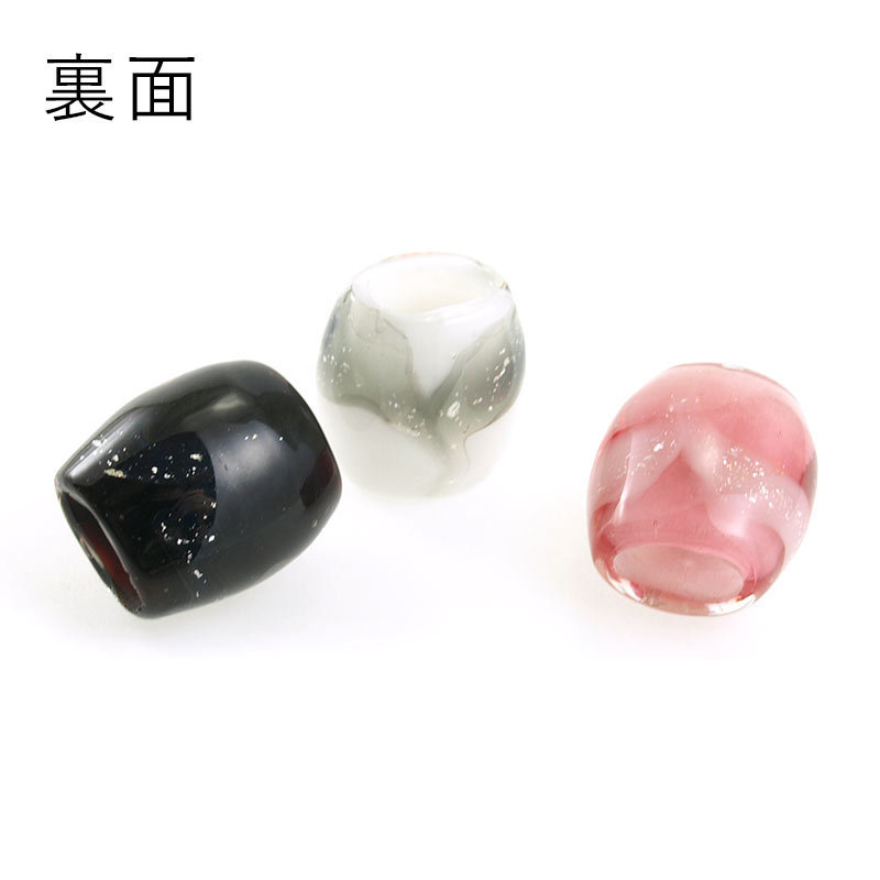 とんぼ玉【帯留め 夜桜】