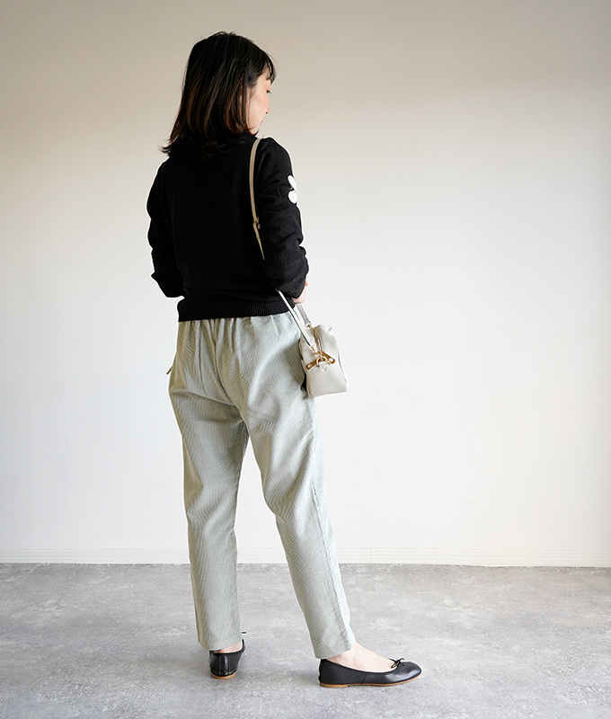 cawaii french」トップス ニット セーター 長袖 花 フラワー 刺繍