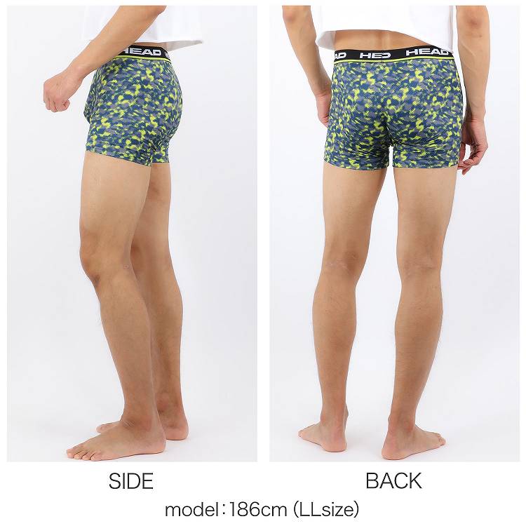ひい出品 ボクサーパンツ2枚セット【PANTS HOLIC】 ワンサイズ(S-LL) のび