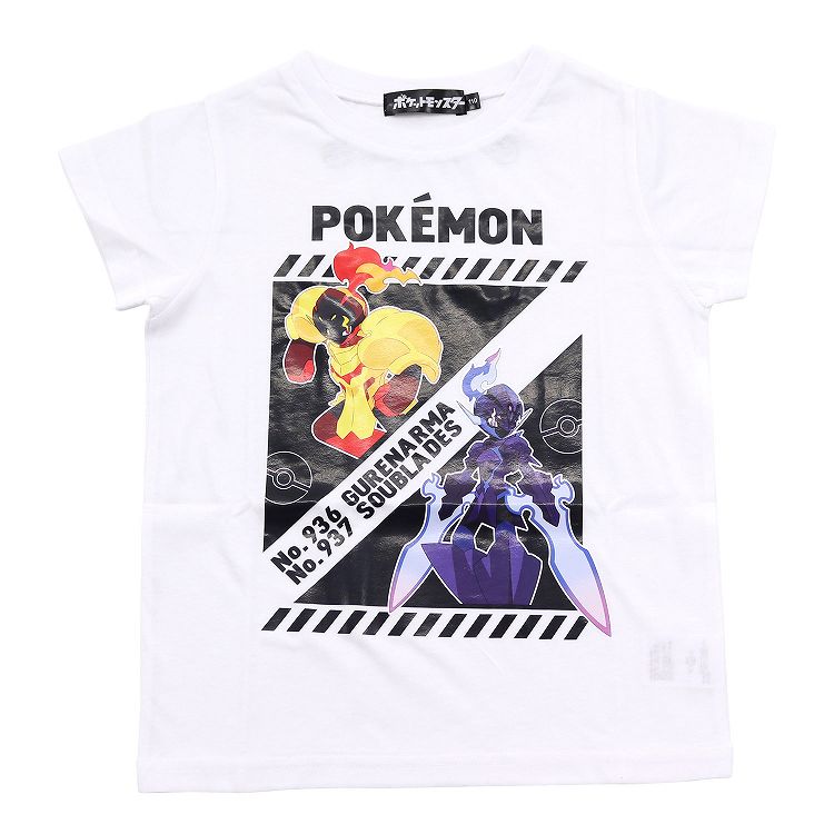 ポケットモンスター 男児 Tシャツ 半袖 綿混 ポケモン ソウブレイズ グレンアルマ