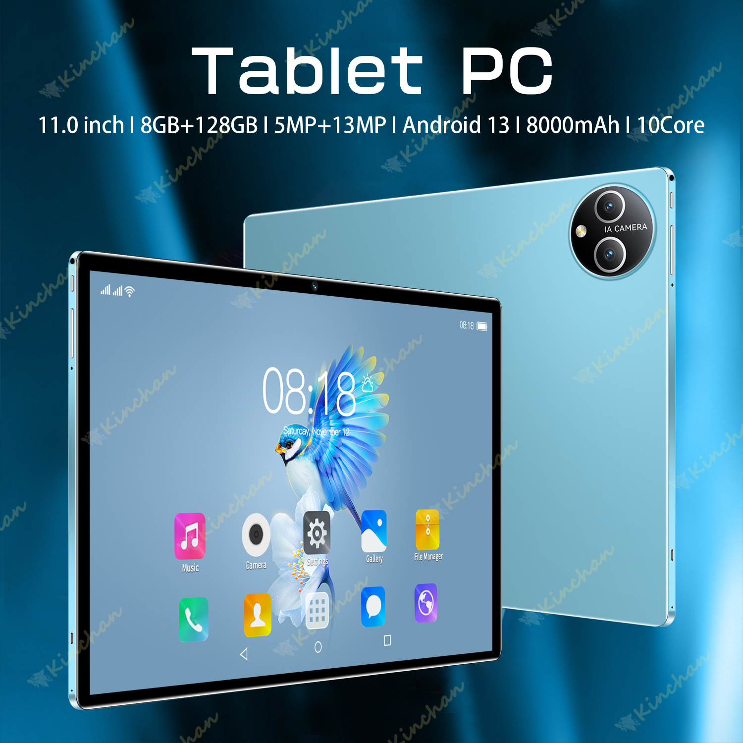 2024新製品】 タブレット PC 本体 8+128GB Android13 10.1インチ 2560 