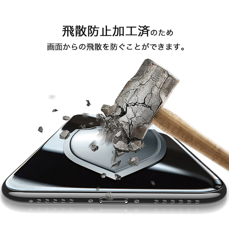 iPhone 【2枚目半額・3枚目99%OFF】 保護フィルム ガラスフィルム