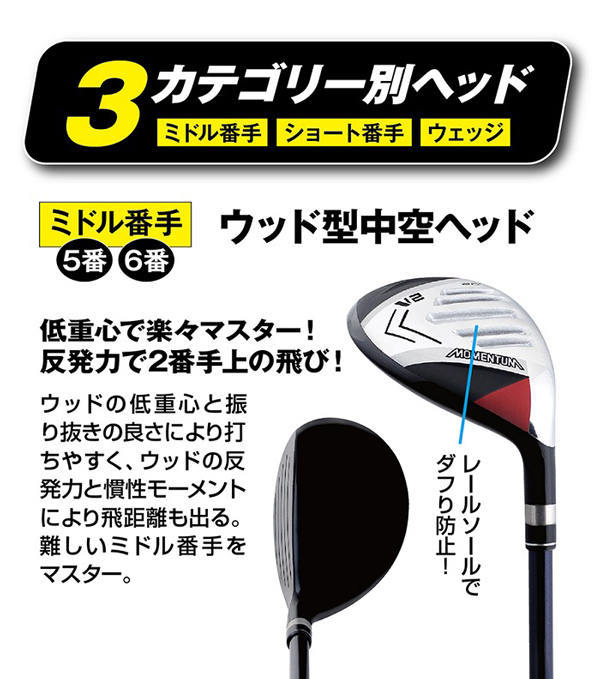 MOMENTUM モメンタム V2 アイアン8本セット 5番 6番 7番 8番 9番 PW SW
