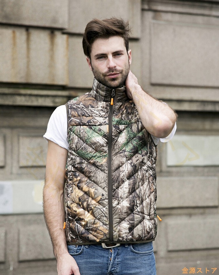 もございま Augur ダウンベスト 無地 ダウ メンズファッション ベスト メンズ ポリエステ Tecnolabnet Com Br