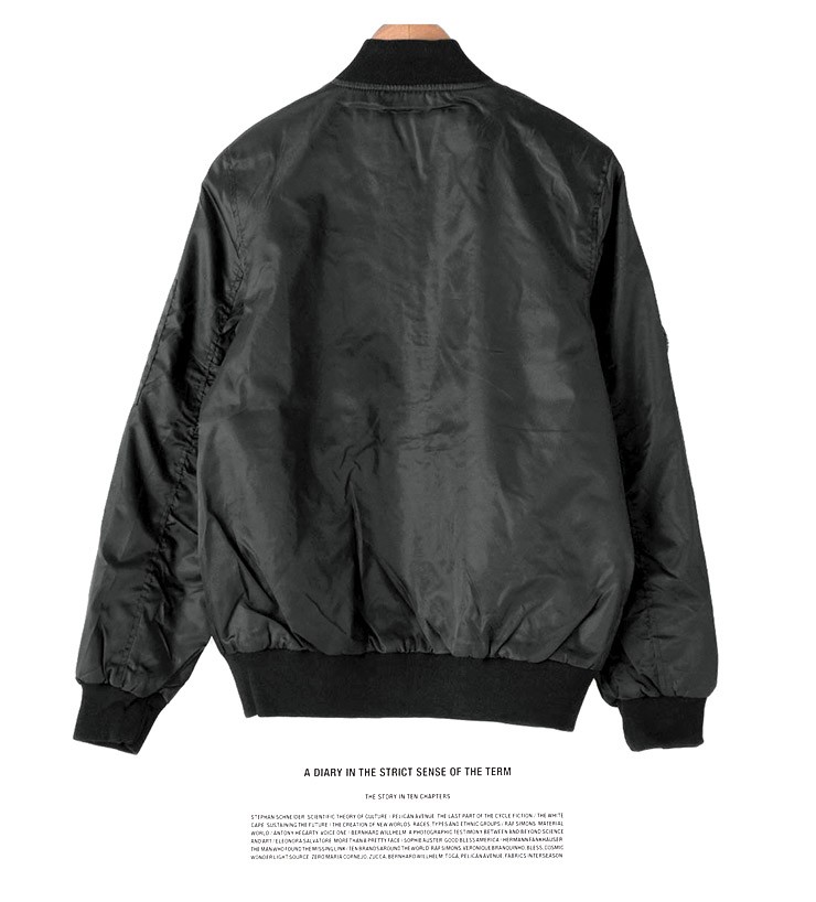 MA-1 メンズ 中綿 ライト ツイル ミリタリー ジャケット ブルゾン 防寒