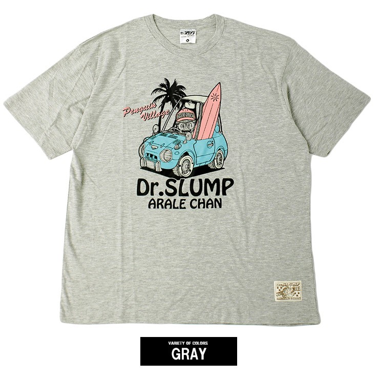 Dr.SLUMP ARALE ビッグプリント Tシャツ ブルー　サイズM Dr. Slump Arale-chan Arale T-shirt Men's Shirt Sports Shirt