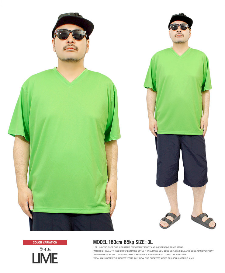 Tシャツ メンズ 大きいサイズ 半袖Tシャツ Vネック 安い 速乾T