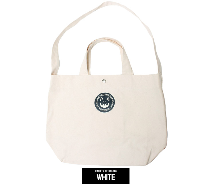 和んこ堂 トートバッグ メンズ 2WAY ロゴ プリント ショルダーバッグ