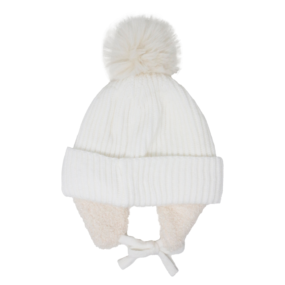 ニット帽 キッズ 耳当て付 耳あて キッズニット帽 ボア 帽子 耳付き 裏