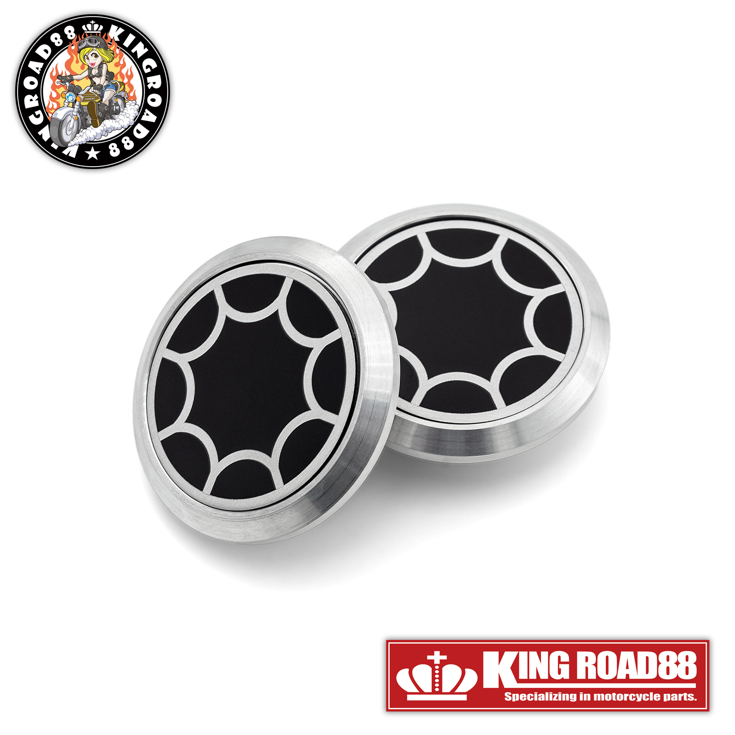 カワサキ バリオス ゼファー KingRoad88 スイングアーム ボルトキャップ 2個セット バリオス1 バリオス2 ゼファー400 ゼファーΧ |  | 08