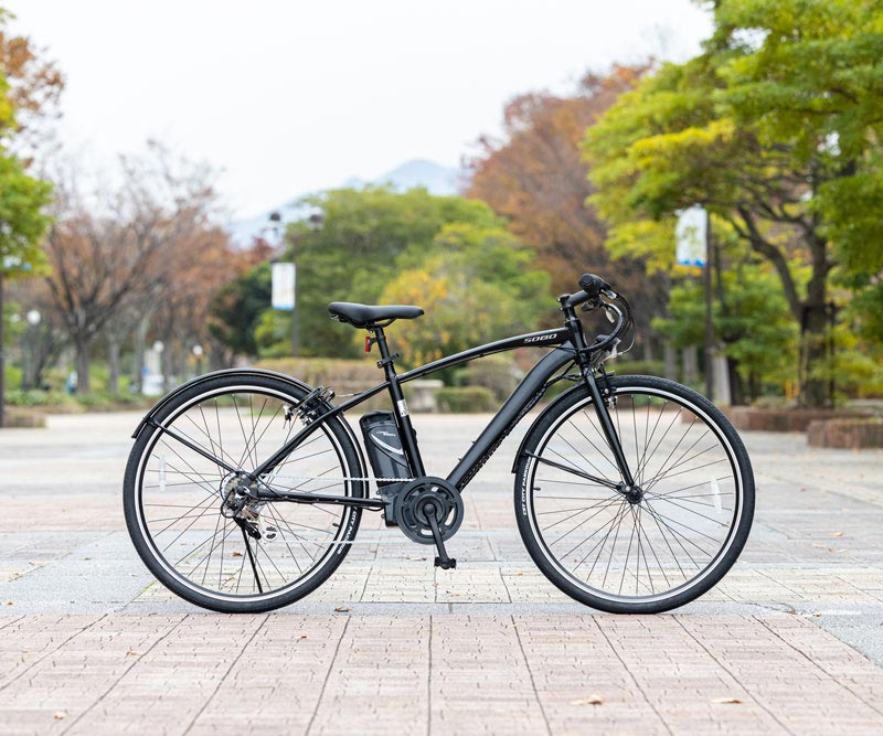 クロスバイク　黒（700C）6段変速　21テクノロジー 21Technology 大幅値下げ中 クロスバイク 700C シマノ製6段変速 自転車