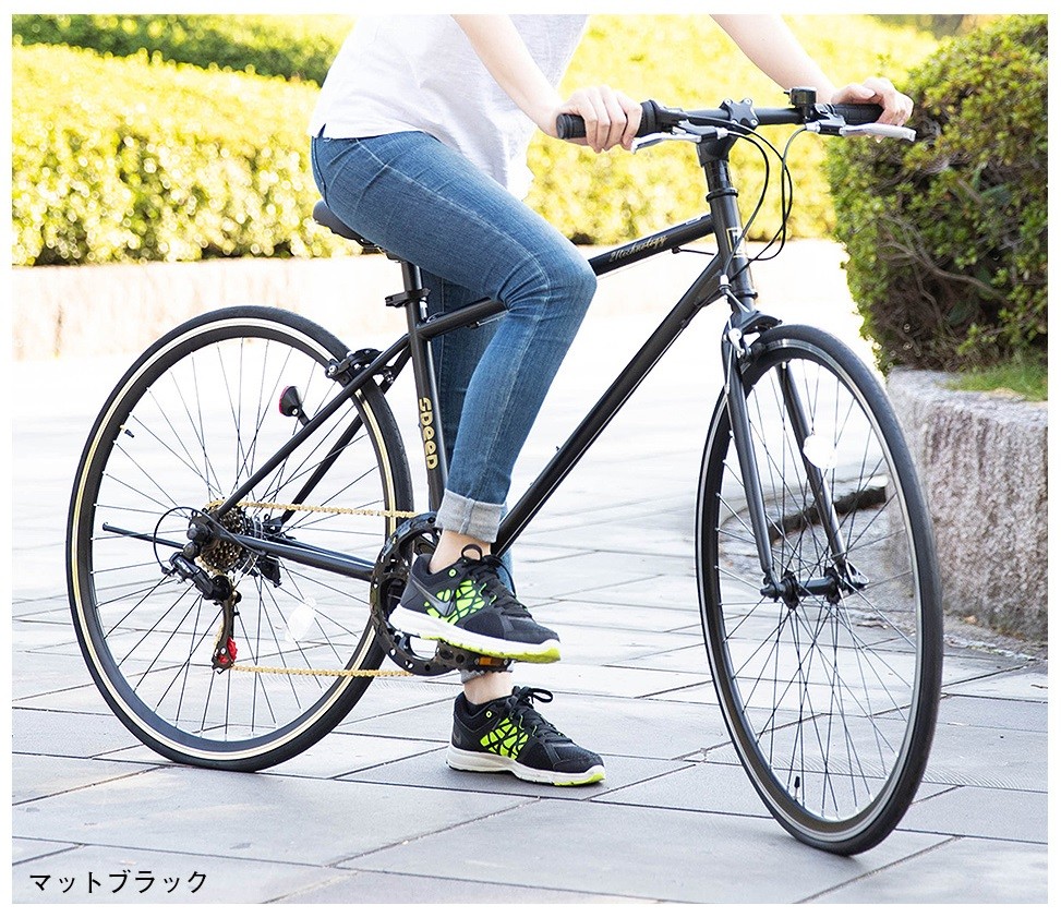 クロスバイク 26インチ 自転車 シマノ6段変速 軽量 スポーツ 自転車