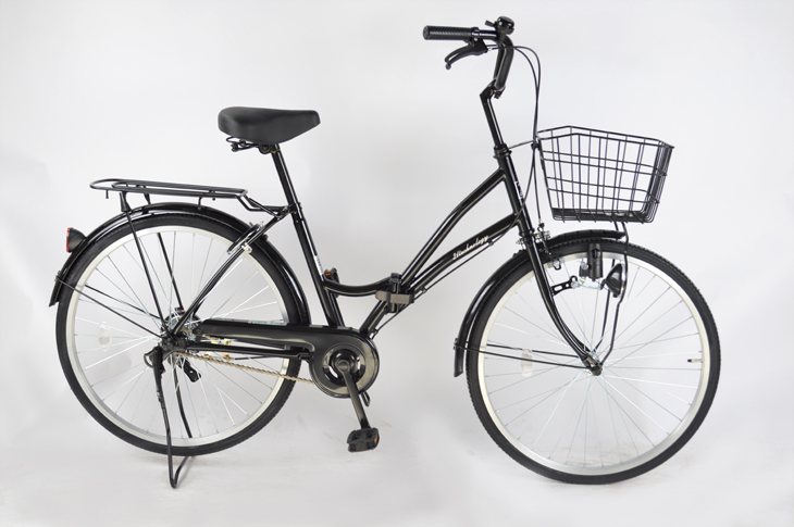 自転車 ママチャリ 24インチ 折りたたみ自転車 折り畳み シティサイクル じてんしゃ 通勤 通学  誕生日 プレゼント 送料無料 MC240｜kingshop｜02