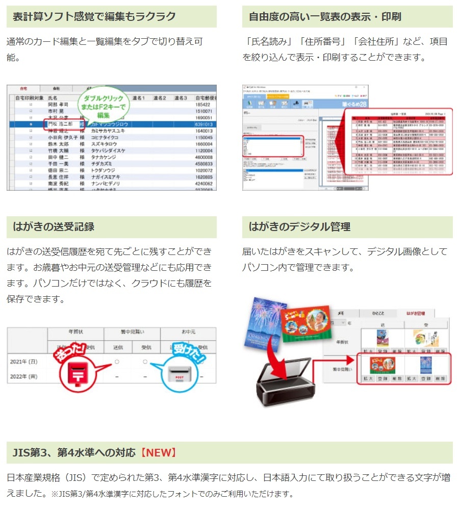 はがき作成 筆ぐるめ28 Select 21年 最新版 ダウンロード Windows版 はがきソフト ランキング メール送付のため送料無料 キングソフト公式paypayモール店 通販 Paypayモール