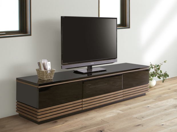 テレビボード テレビ台 ローボード GZV 幅150cm 艶有り 鏡面 引出し 扉