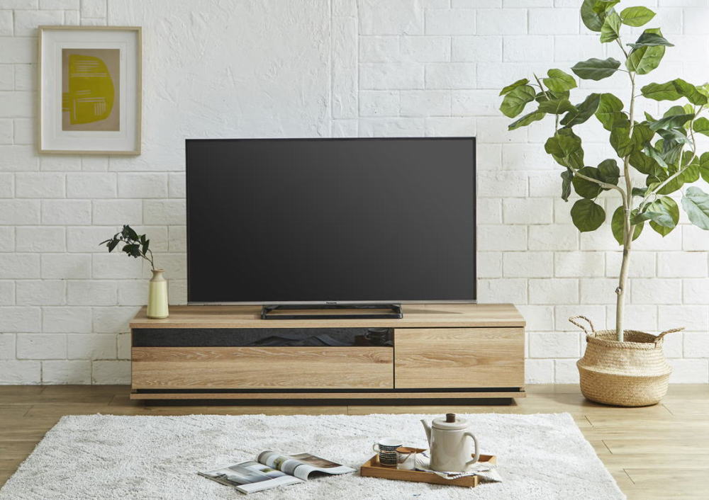 テレビボード テレビ台 ローボード ニカ Nika 幅180cm ナチュラル 天然 