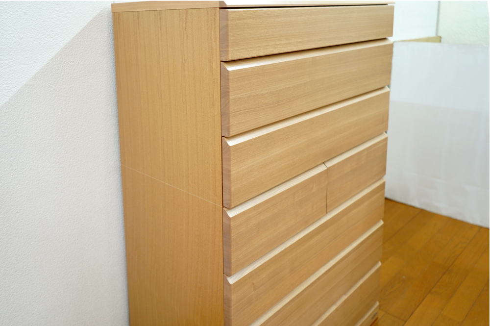 門田木工 チェスト タンス 箪笥 ロンド RONDO 幅85cm 5段 ミドル