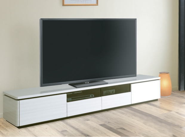 50%OFF テレビボード テレビ台 ローボード ラッシュ RUSH 幅180cm 白 テレビ台