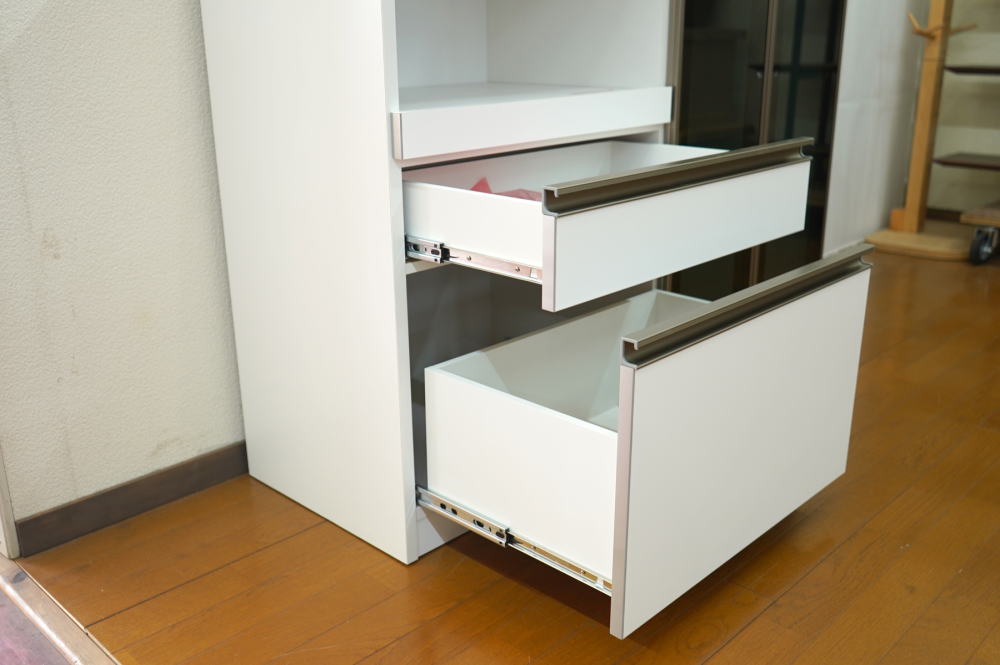 キッチンカウンター ハイカウンター ゼブラ ZEBRA 幅120cm レンジ台 白