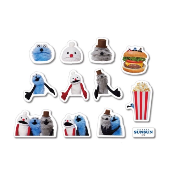 5月下旬発送予定】〈数量限定〉パペットスンスン マシュマロシール