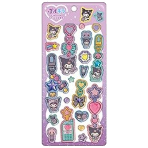 【奇跡の当時物】サンリオ 店舗什器 ３３枚シールセット 金箔/プリズム他 日本製 sanrio（サンリオ） 【5月上旬販売予定】サンリオぷくキラチャーム