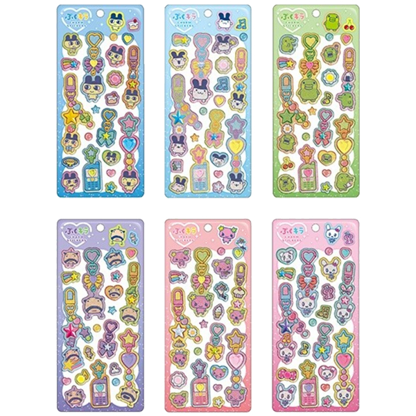 5月上旬販売予定】たまごっち「ぷくキラチャームステッカー(6枚セット