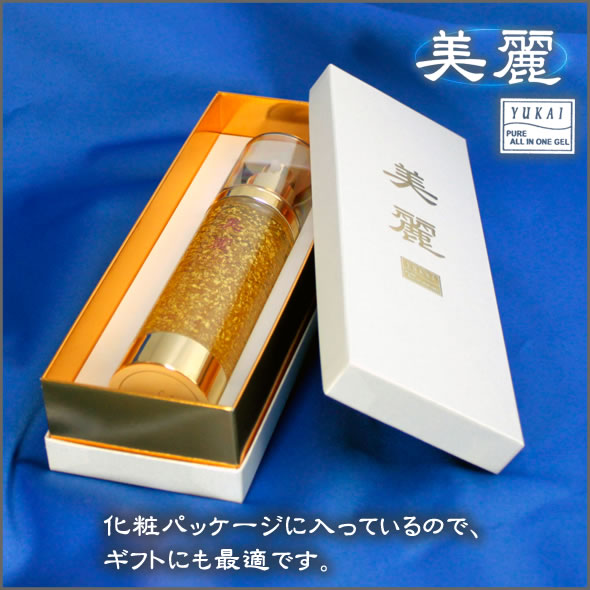 金箔化粧品「美麗妃ピュアオールインワンジェル」 : 金箔屋本舗Gold