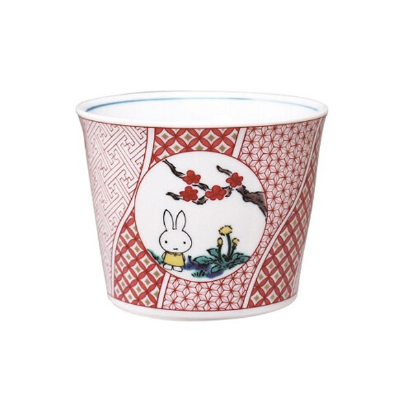 九谷焼ミッフィー蕎麦猪口せット Miffy ミッフィー「九谷焼蕎麦猪口(そばちょこ)(全3種)」 : 金箔